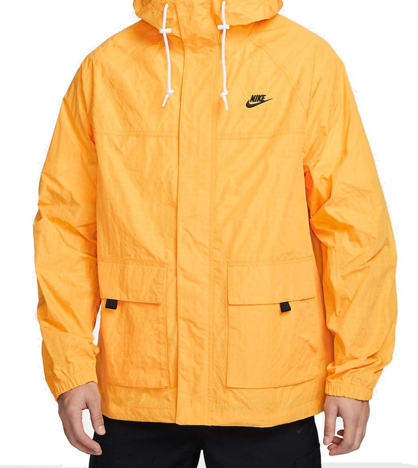 Vindjakke Nike Club Bowline Men's Hooded Jacket Orange | FN3109-739
