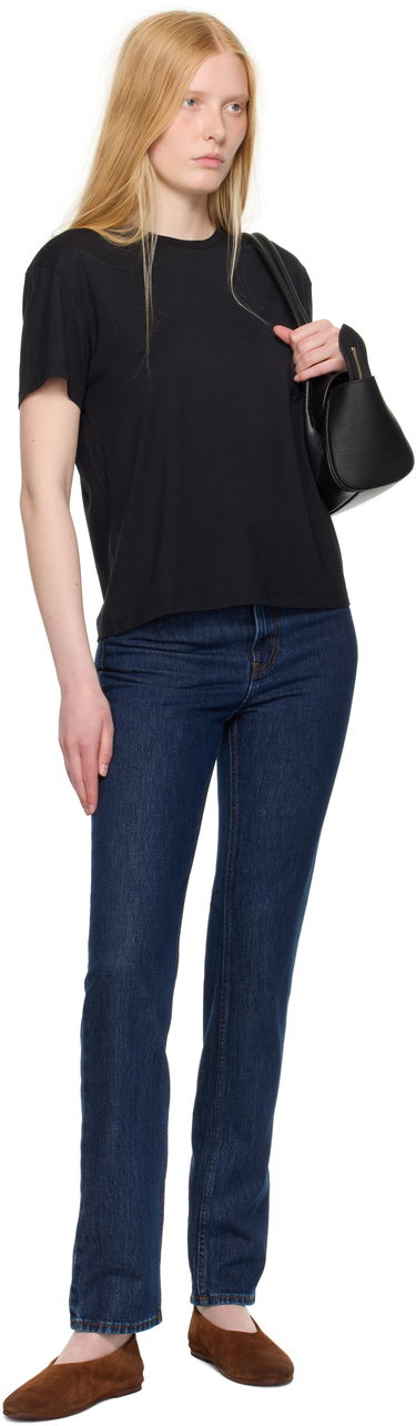 T-shirt TOTEME TOTEME Classic T-Shirt Sort | 252-WRT0529-FB0419, 3