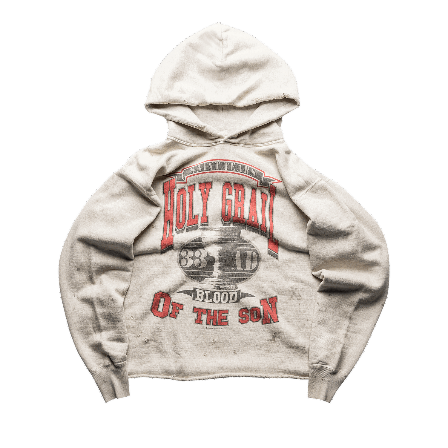 Sweatshirt Saint Michael Holy Grail Hoodie Beige | SM A22 0000 052, 0