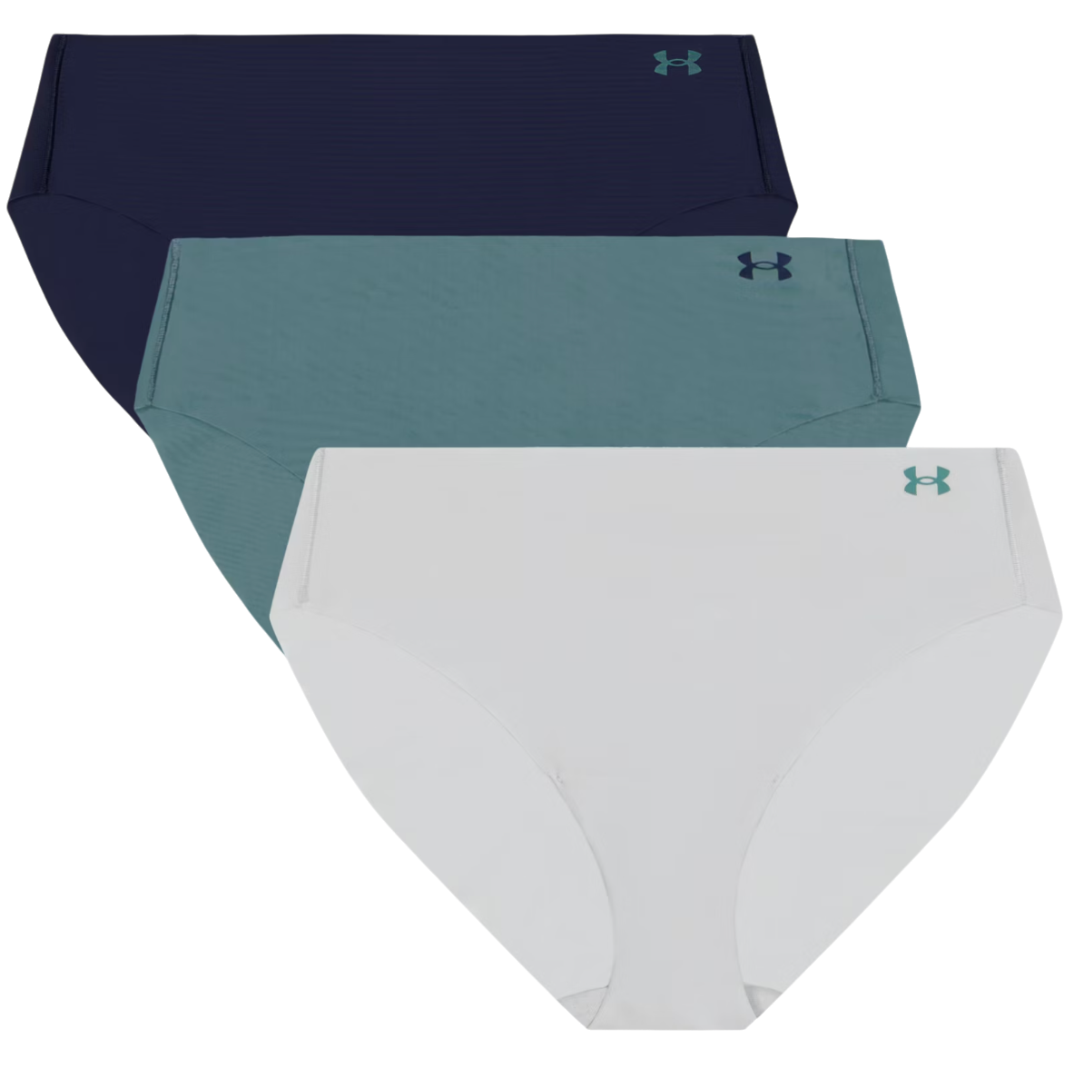 Trusser Under Armour Under Armour Solid 3-Pack Hiphugger Panties Flerfarvet | 1383897-014, 0