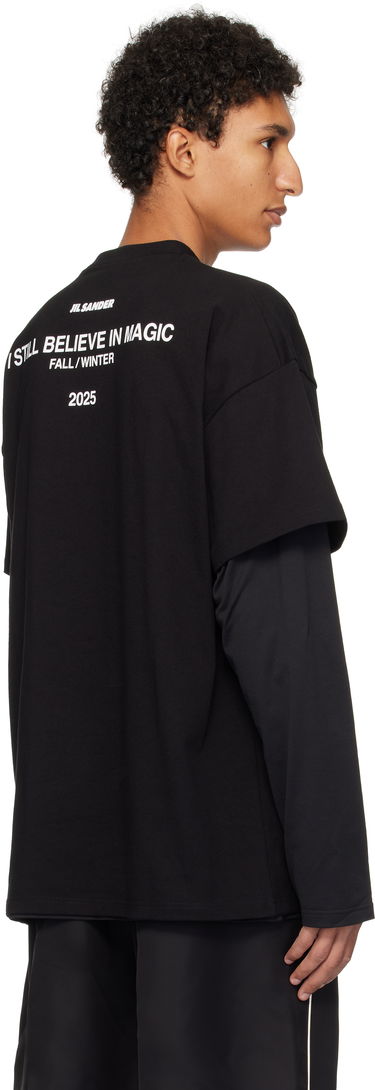 T-shirt Jil Sander Jil Sander Cotton Crew-Neck T-Shirt Sort | J61GC0001_J20332, 2