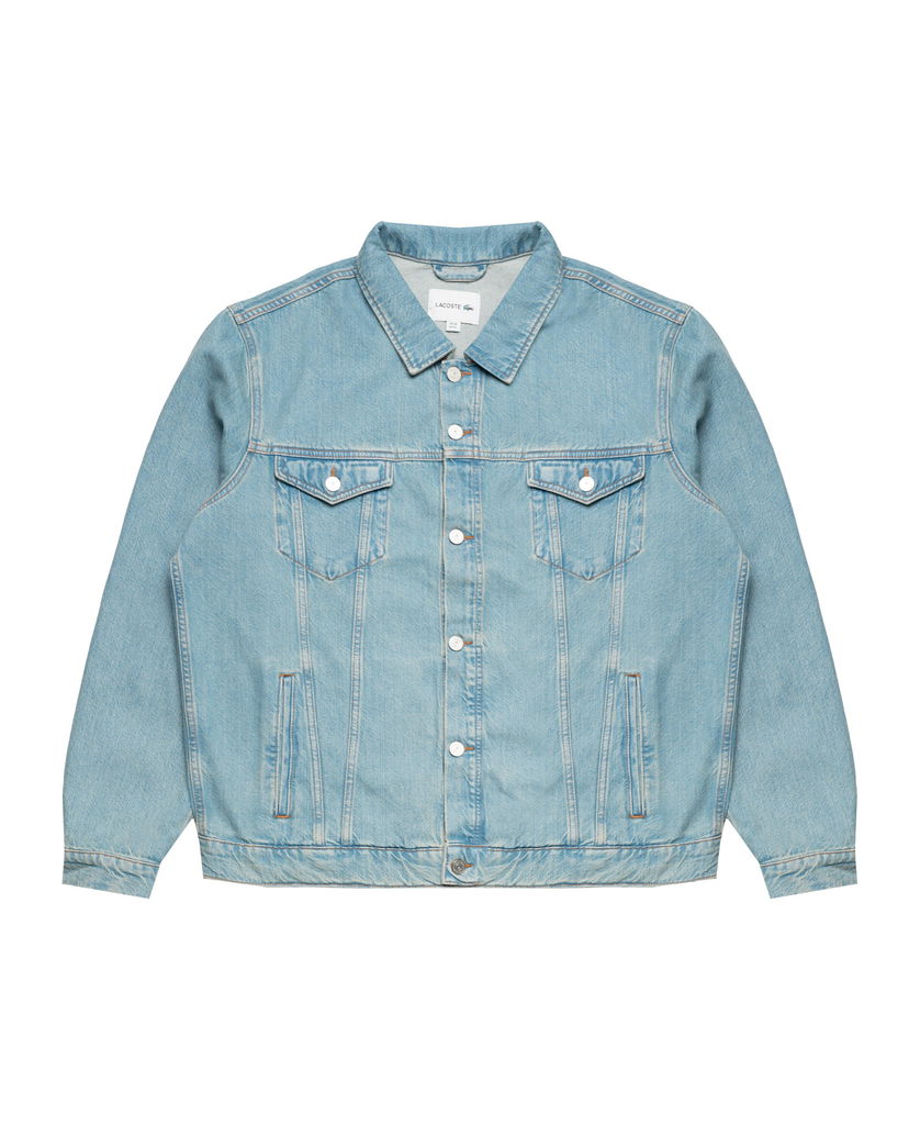 Jakke Lacoste Classic Denim Jacket Blå | BH8982-MKU