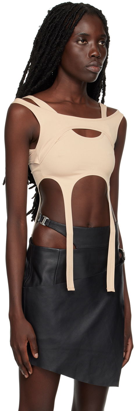 Tanktop HELIOT EMIL Harness Tank Top Beige | HE_W_13_005_P03_BE16, 1