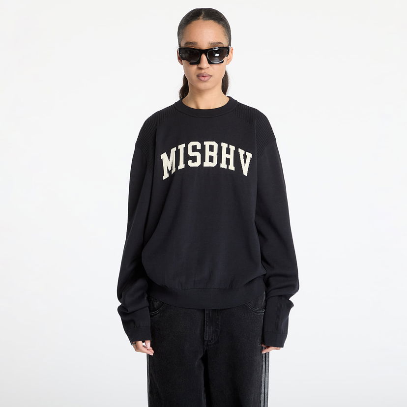 Sweater MISBHV MISBHV Knitted Varsity Crewneck Sweatshirt Sort | 250M701