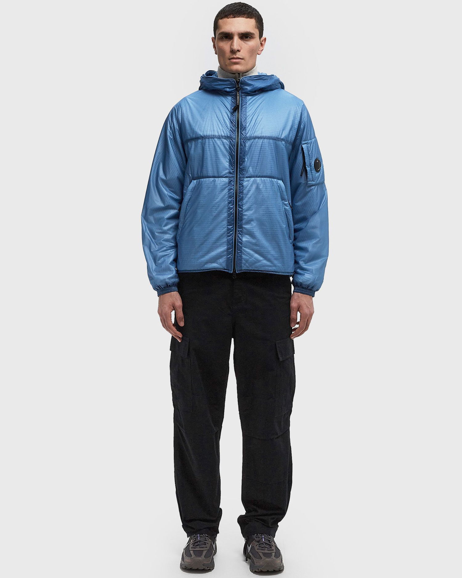 Puffer jakke C.P. Company C.P. Company Nada Shell PrimaLoft® Hooded Jacket Blå | 18CMOW033A006099U-857, 1