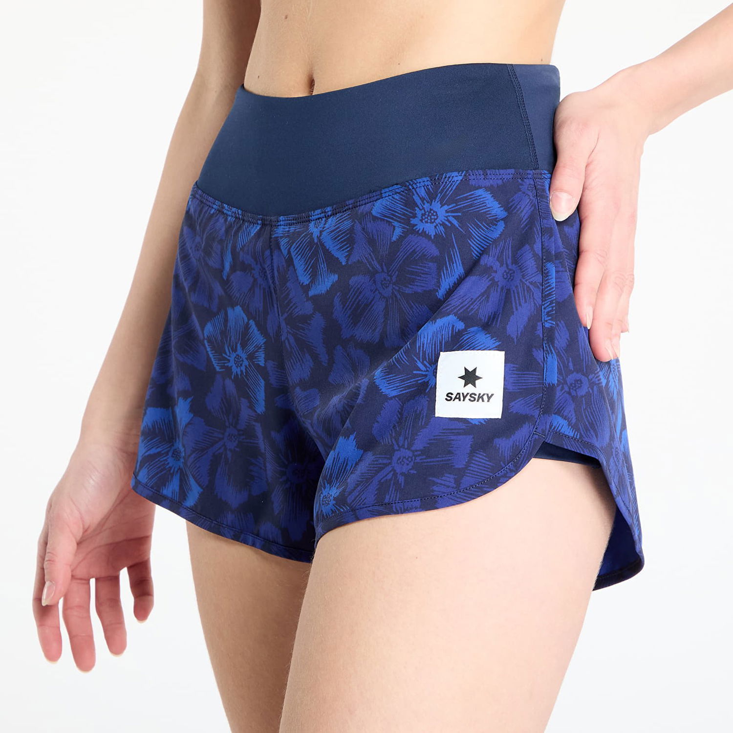 Shorts Saysky SAYSKY Flower Pace 3" Shorts Blå | NWRSH24C1029, 1