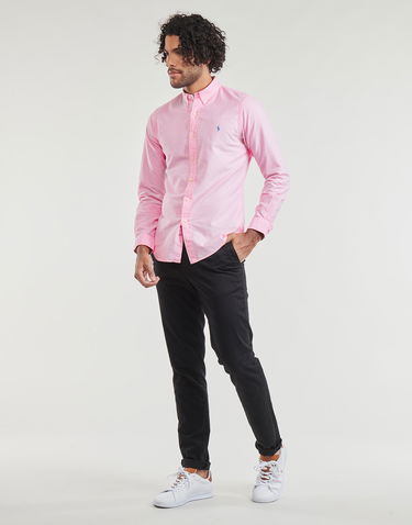 Skjorte Polo by Ralph Lauren Long Sleeve Shirt Lyserød | 710804257027, 3