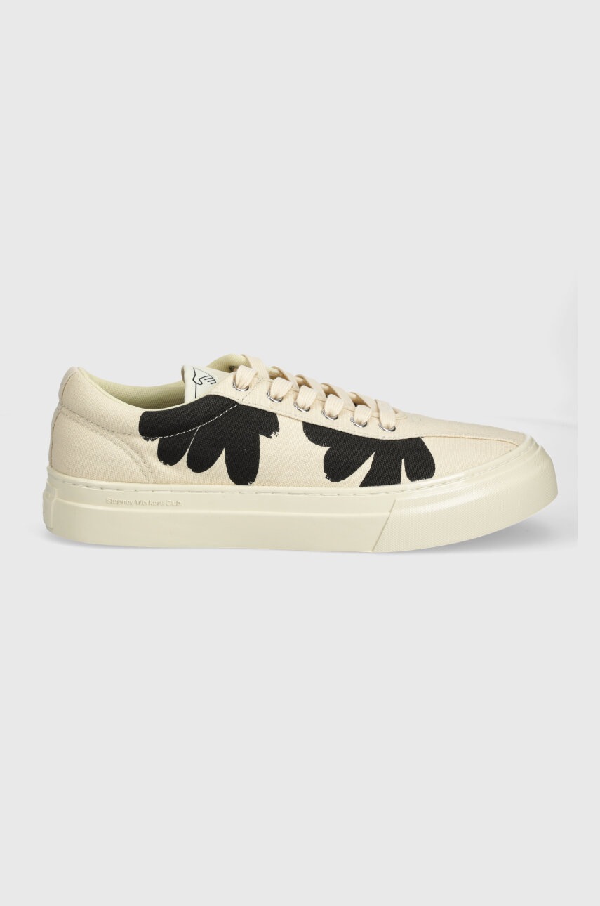 Sneakers og sko Stepney Workers Club Stepney Workers Club Dellow Cup Shroom Hands Beige | YA17112, 1