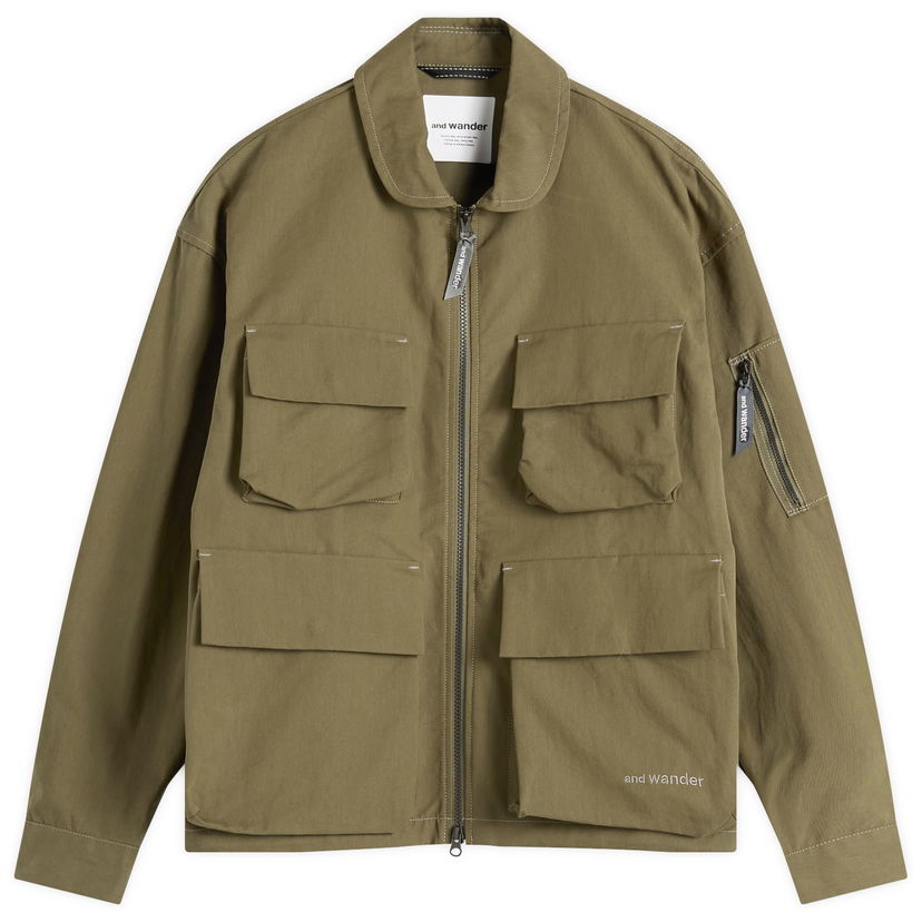 Jakke and wander C/PE Twill Field Jacket, Size Small Grøn | 5745281054-180