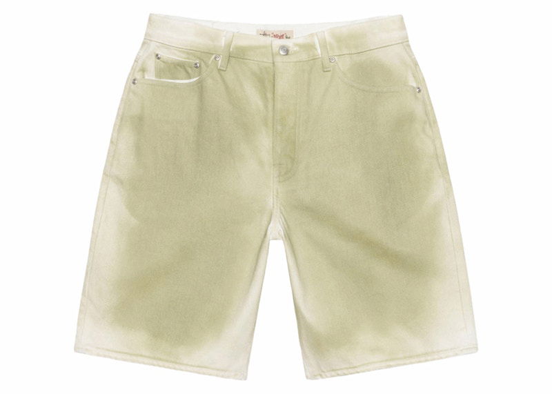 Shorts Stüssy Stussy Spray Dye Big Ol' Shorts Grøn | 112321, 0
