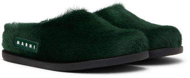 Sneakers og sko Marni Marni Fussbett Sabot Mules Grøn | 75333, 3
