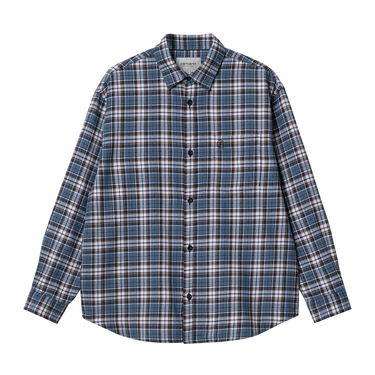Skjorte Carhartt WIP L/S Yuma Shirt Blå | I031362_1EH_XX, 4