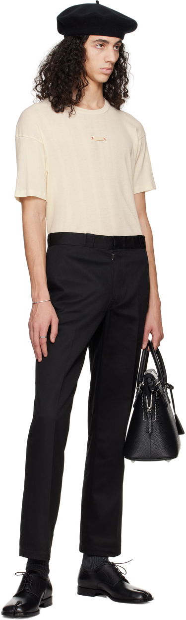 Bukser Maison Margiela Maison Margiela Gabardine Trousers Sort | S50KA0661 S54042, 3