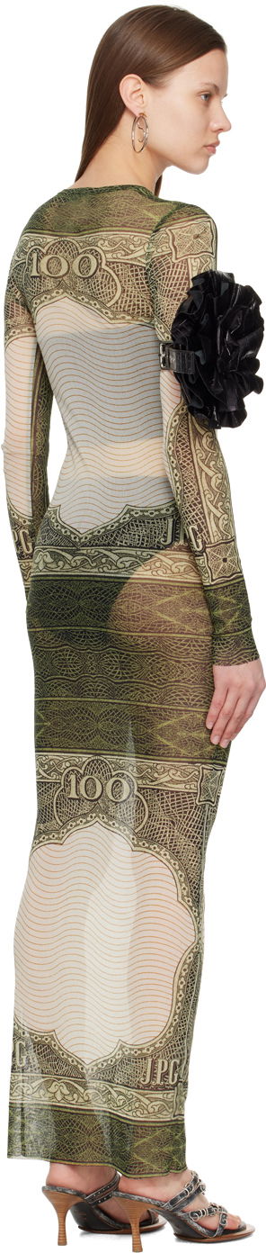 Kjole Jean Paul Gaultier Jean Paul Gaultier 'The Cartouche' Maxi Dress Grøn | 24/25-F-RO086-T515-400300156, 2