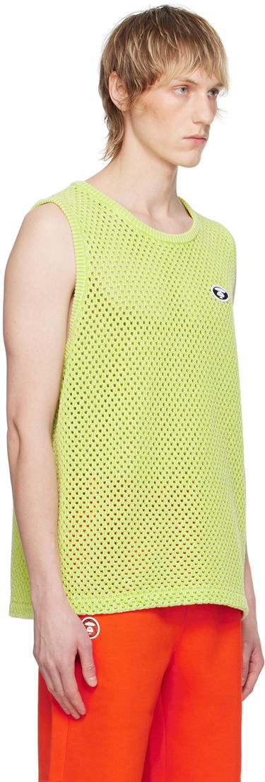 Tanktop AAPE by A Bathing Ape AAPE by A Bathing Ape Patch Knit Tank Top Grøn | AAPKNMB305XXMGRL, 1