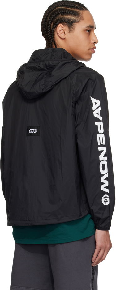 Vindjakke AAPE by A Bathing Ape AAPE by A Bathing Ape 'AAPE Now' Lightweight Jacket Sort | AAPLJM7704XXNBKX, 2