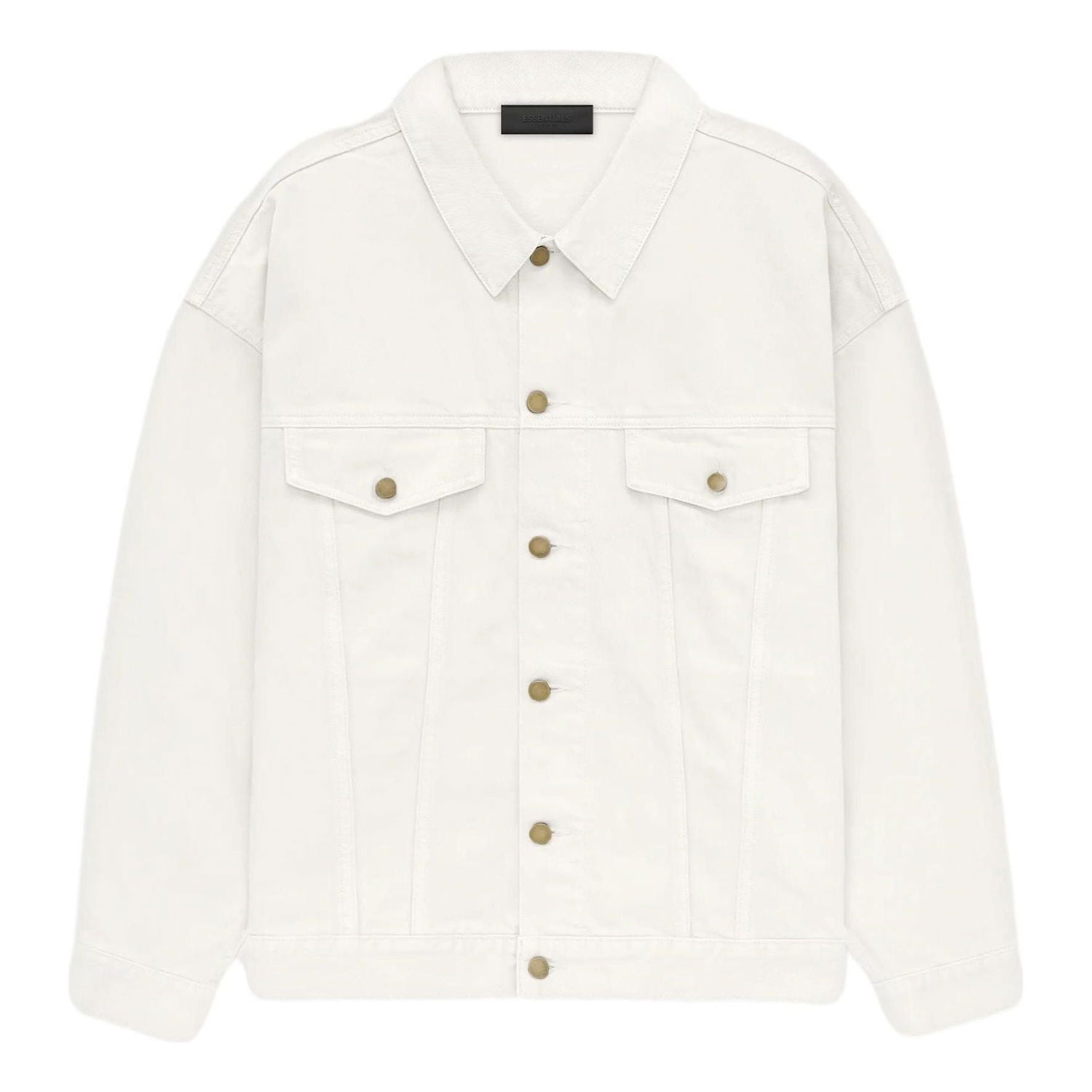 Jakke Fear of God Fear of God Essentials Denim Jacket Hvid | 202BT234271F, 0