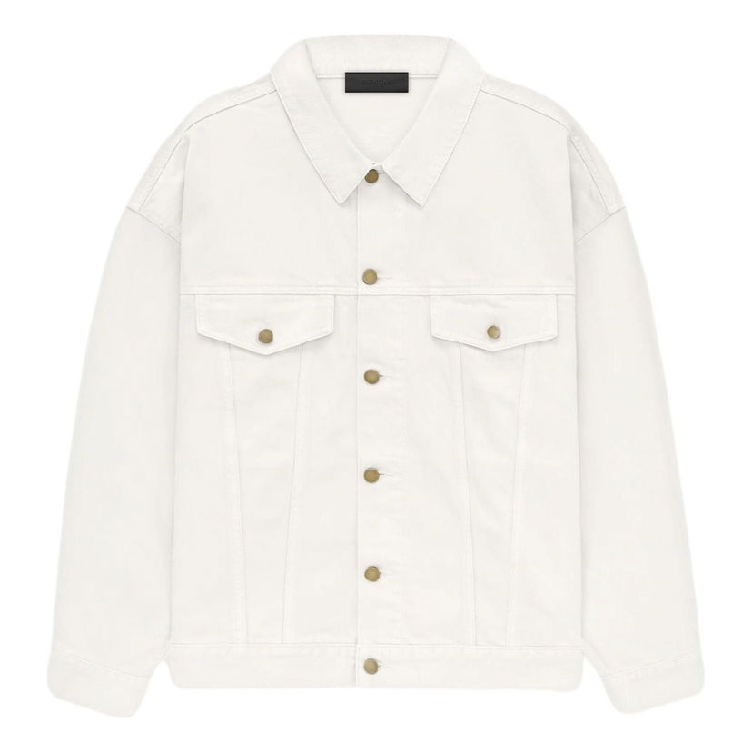 Jakke Fear of God Fear of God Essentials Denim Jacket Hvid | 202BT234271F