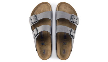 Sneakers og sko Birkenstock Arizona SFB Nubuck Leather Narrow Fit W Grå | 1020973, 5