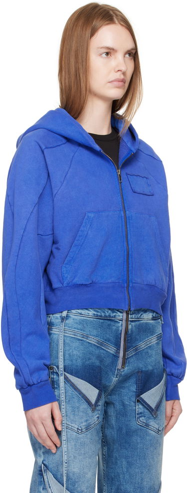 Sweatshirt Ottolinger Ottolinger Multiline Zip Hoodie Blå | 115-600415-03, 1
