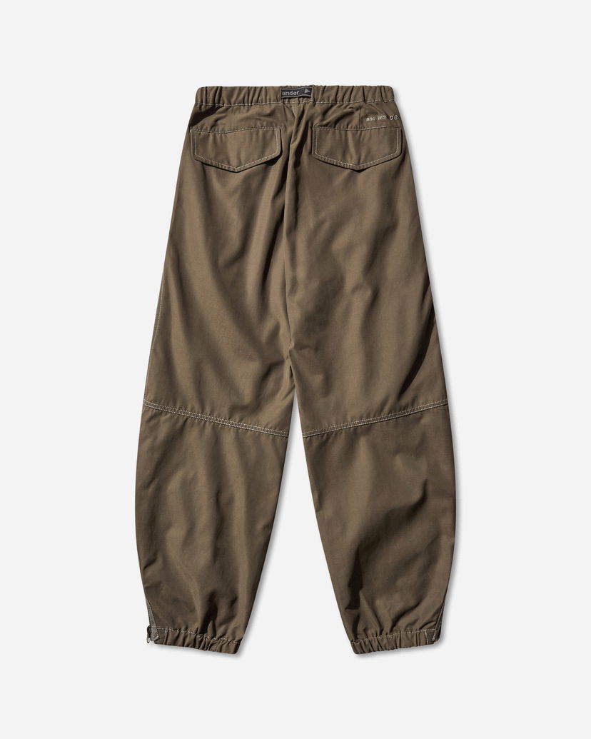Bukser and wander High Count Cloth Side Zip Hem Pants Brun | 5745282096 182