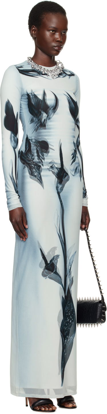 Kjole Jean Paul Gaultier Jean Paul Gaultier 'The Flower Body Morphing Marinière' Maxi Dress Blå | 25/33-F-RO371-T581-010200, 1