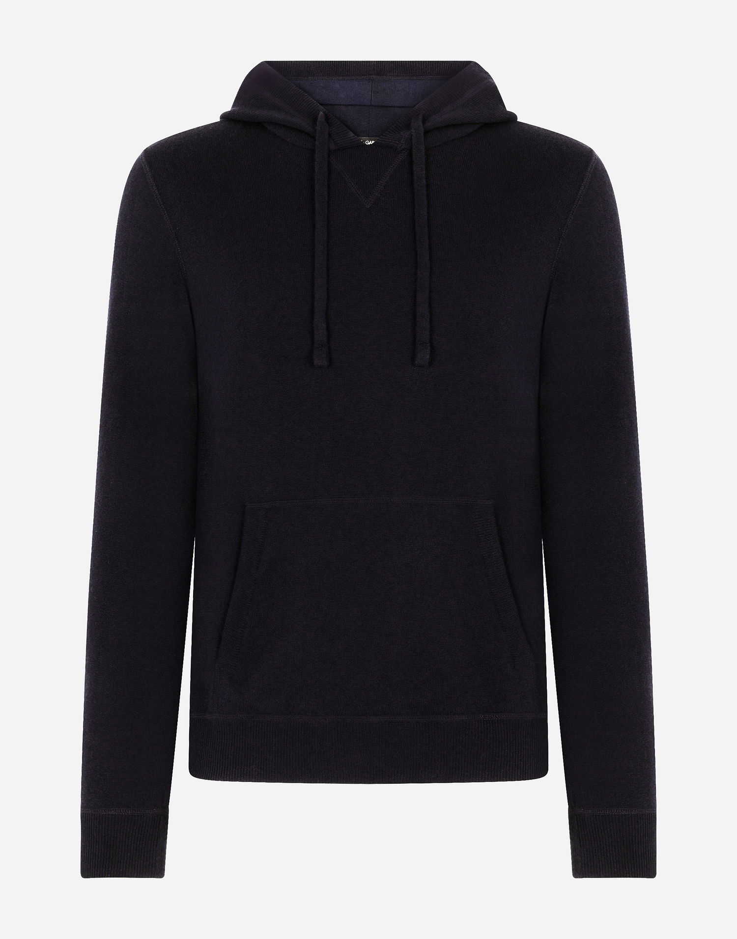 Sweatshirt Dolce & Gabbana Dolce & Gabbana Cashmere Hooded Pullover Mørkeblå | GI116KF44EGB0665, 0