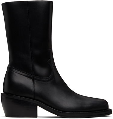 Tøj Dries Van Noten Dries Van Noten Leather Boots Sort | MS251-753, 0