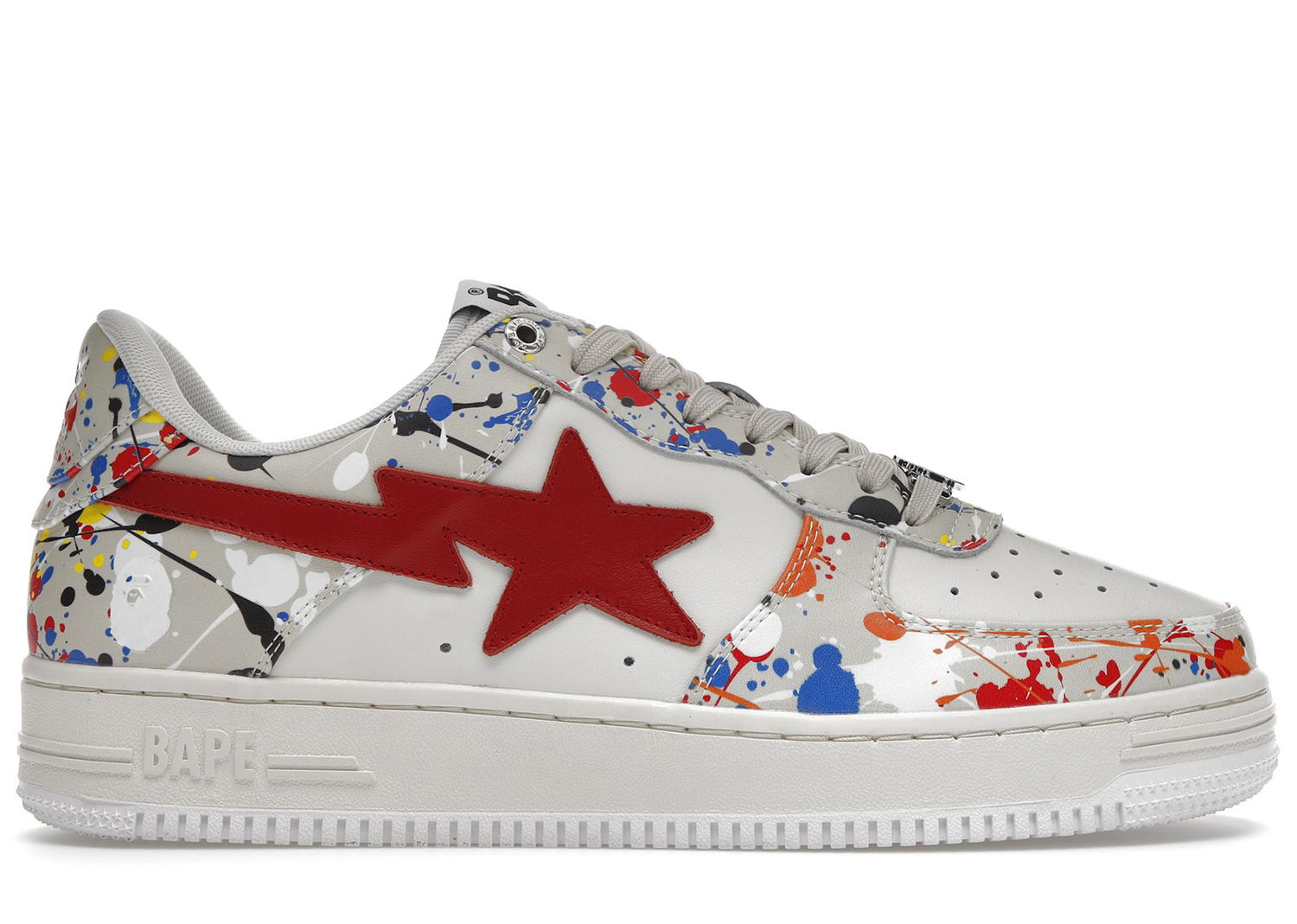 Sneakers og sko BAPE Bape Sta "Paint Beige" Beige | 001FW12010091, 0