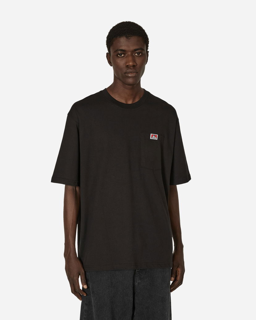 T-shirt Ben Davis Classic Label Pocket T-Shirt Sort | BEN914 001