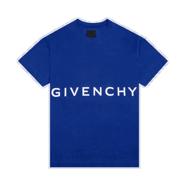 T-shirt Givenchy Classic Fit Bonded T-Shirt Blå | BM71D43Y6B 426, 0