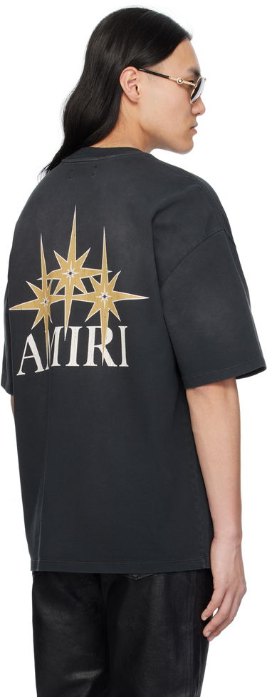 T-shirt AMIRI Amiri Starburst Oversized T-Shirt Sort | AMJYTE1179, 2
