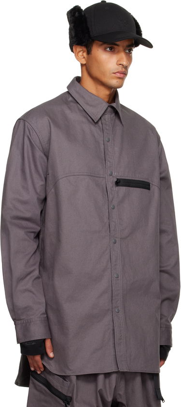 Skjorte Y-3 Y-3 Twill Shirt Grå | KB2079, 1