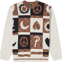 Sweater Patta Jacquard Crayon Knit Brun | POC-AW23-CY-JQRD-KLS-001, 1