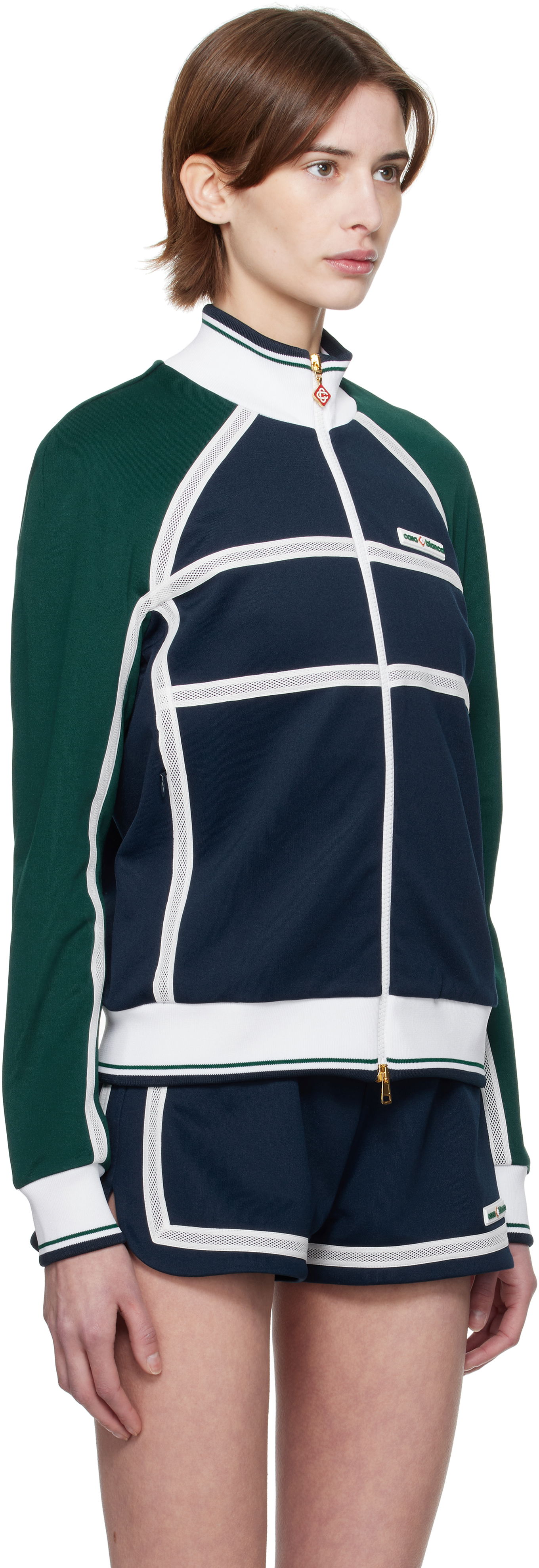 Træningsdragt Casablanca Casablanca Mesh Tape Track Jacket Flerfarvet | WPS25-JTP-309-01, 1