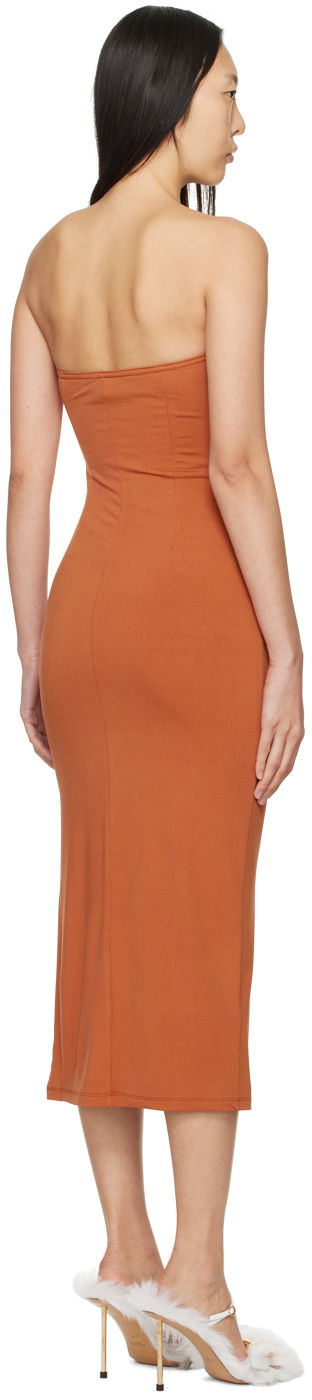 Kjole Miaou Miaou Lila Midi Dress Orange | 5025VISCRI, 2