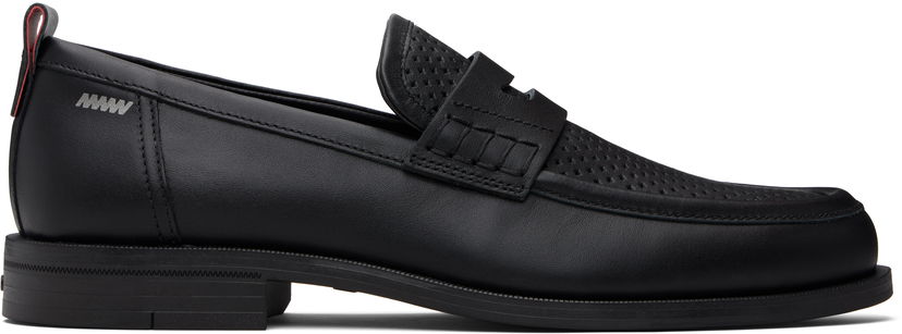 Sneakers og sko BOSS Hugo Perforated Loafers Sort | 50548646