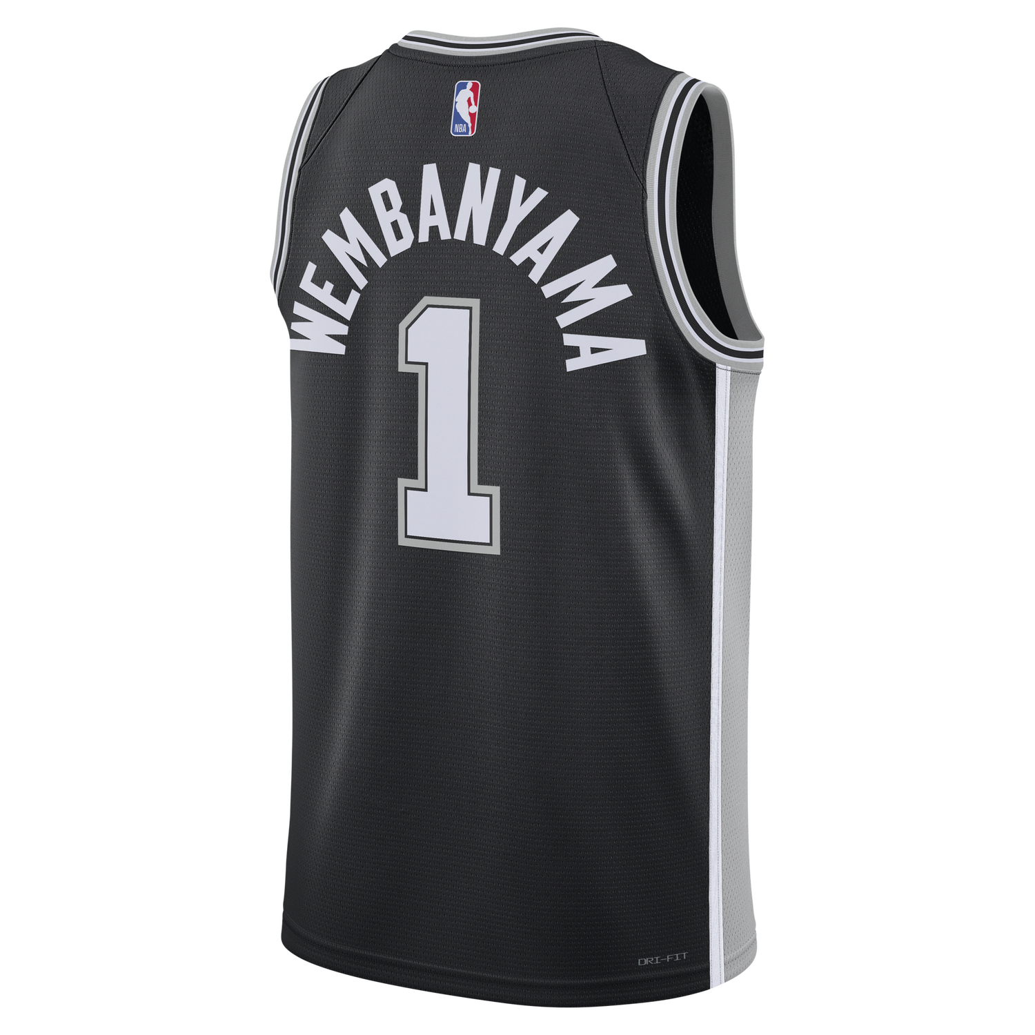Jersey Nike Dri-FIT NBA San Antonio Spurs Icon Edition 2022/23 Swingman Jersey Sort | DN2022-015, 1