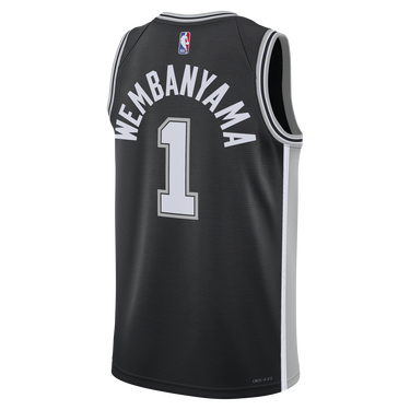 Jersey Nike Dri-FIT NBA San Antonio Spurs Icon Edition 2022/23 Swingman Jersey Sort | DN2022-015, 1
