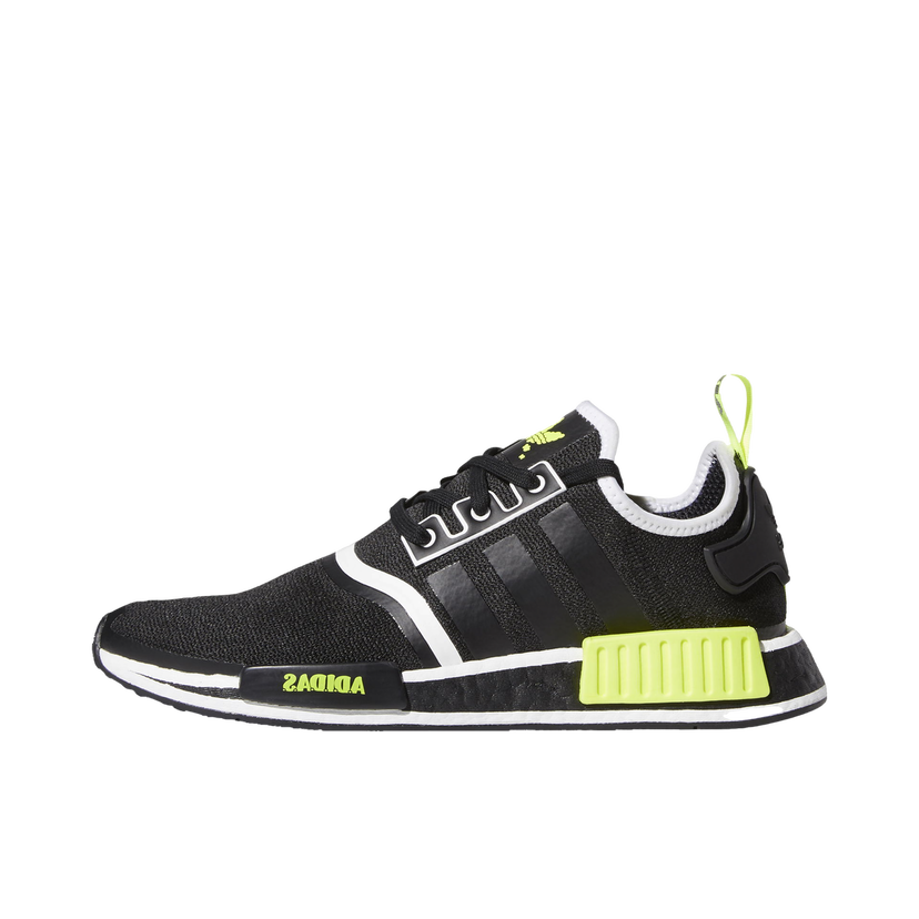 Sneakers og sko adidas Originals NMD R1 Black Solar Yellow Sort | GV7183