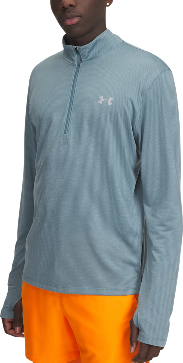 Sweatshirt Under Armour LAUNCH Long Sleeve 1/4 Zip Top Turkis | 6005542-587