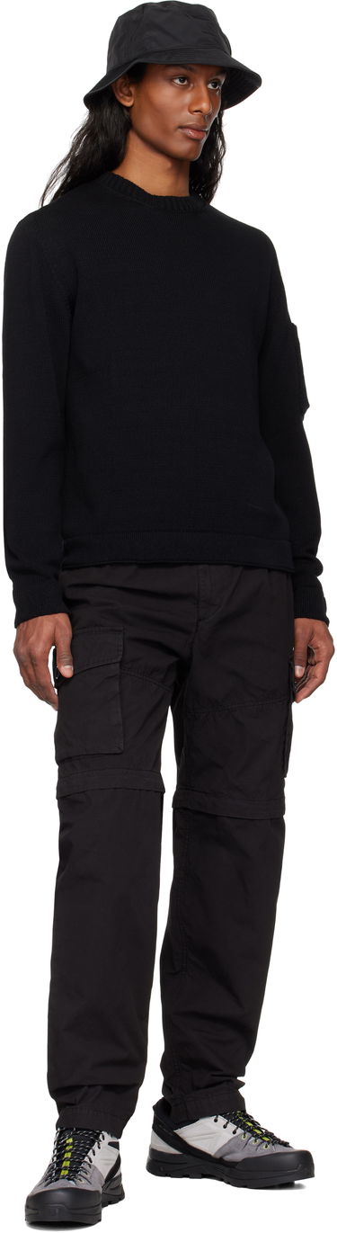 Cargo bukser C.P. Company C.P. Company Loose Patch Pocket Cargo Pants Sort | 18CMPA115A-006475G, 3