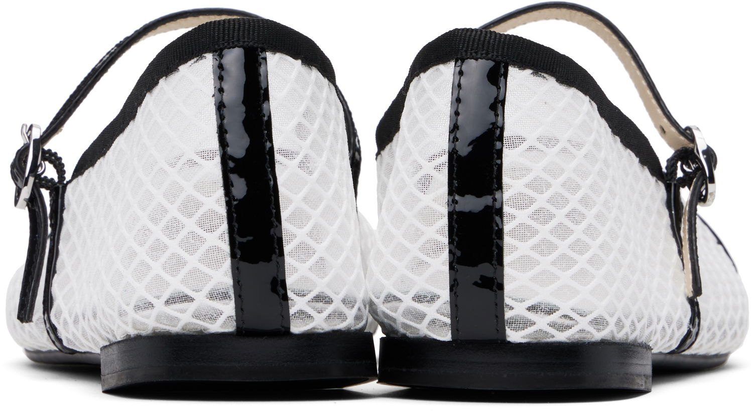 Skopleje Repetto Repetto Georgiana Mesh Mary-Jane Ballerina Flats Sort | V4222VGMESH, 1