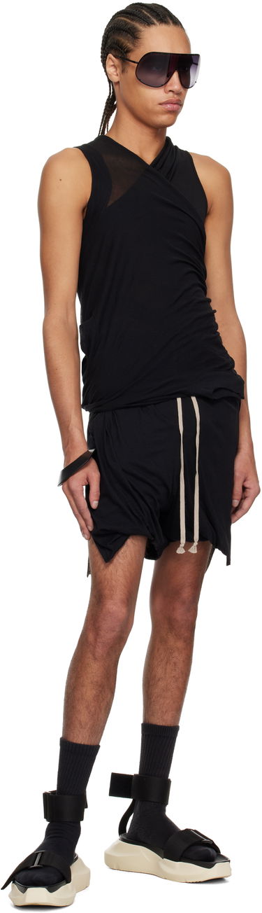 Tanktop Rick Owens Rick Owens Hollywood Banana Tank Top Sort | RR01E5100 UC, 3
