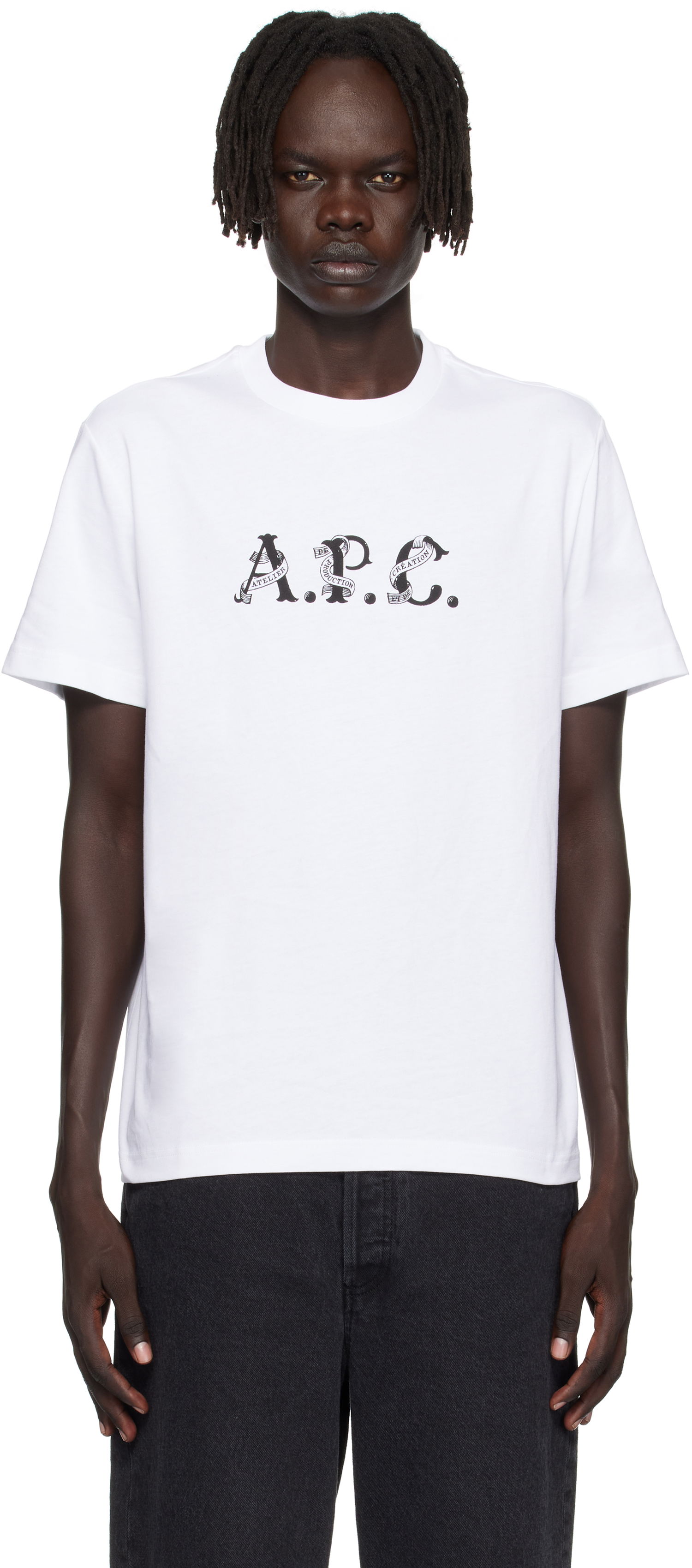 T-shirt A.P.C. A.P.C. Hugo T-Shirt Hvid | COHGS-M26543, 0