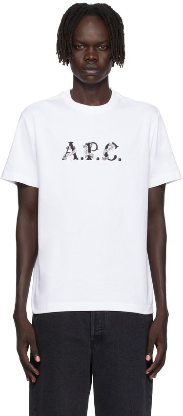 T-shirt A.P.C. A.P.C. Hugo T-Shirt Hvid | COHGS-M26543, 0