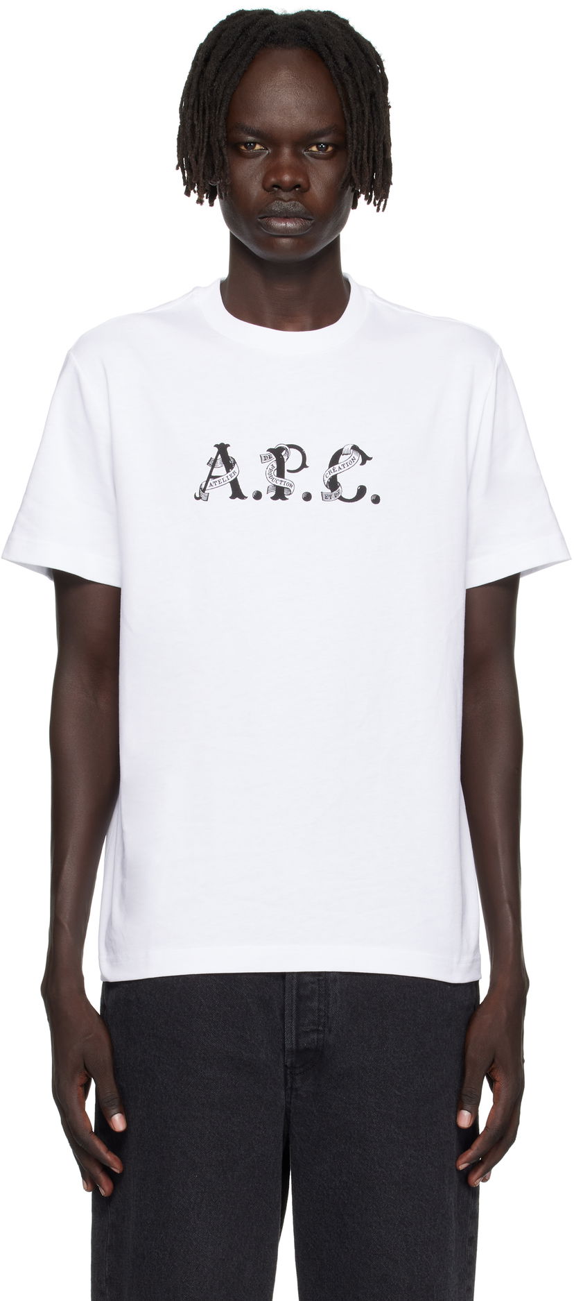 T-shirt A.P.C. A.P.C. Hugo T-Shirt Hvid | COHGS-M26543