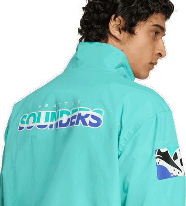 Vindjakke adidas Originals Originals Seattle Sounders FC Anthem Jacket Turkis | jm5026, 3