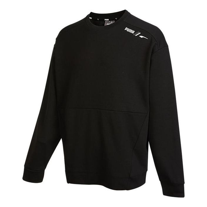 Sweater Puma Crew Neck Sweatshirt Sort | 672474-01, 0