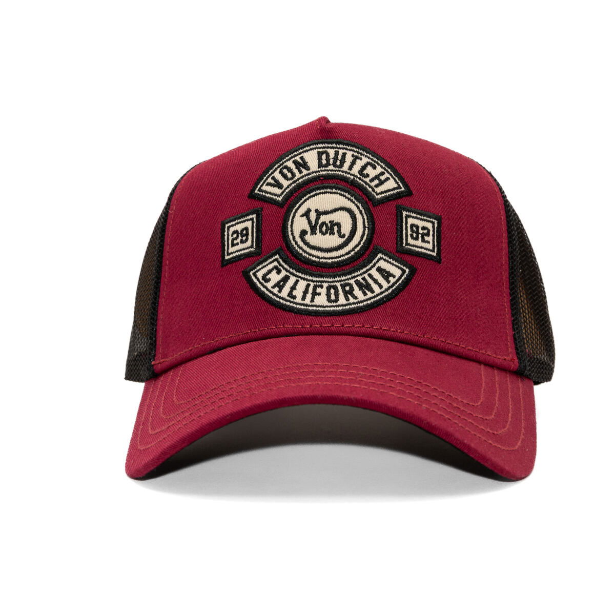 Kasket Von Dutch Von Dutch Trucker MC Logo Cap Bourgogne | VD/0/CAS1/BIK/BOR, 1